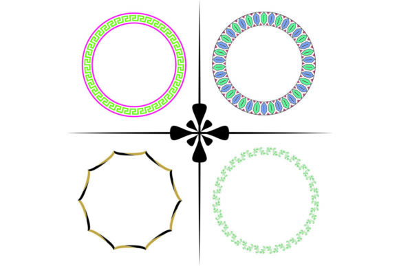 Abstract Frames: Graphics & Crafts Design Asset