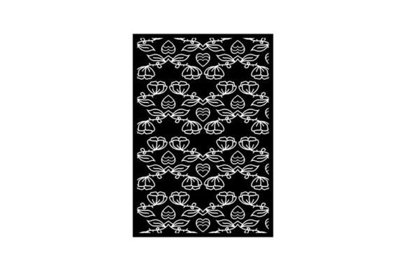 Black Lace Floral Motif Decorative Art: Graphics & Graphic Templates