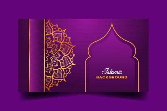 Decorative Islamic Mandala Background Graphics