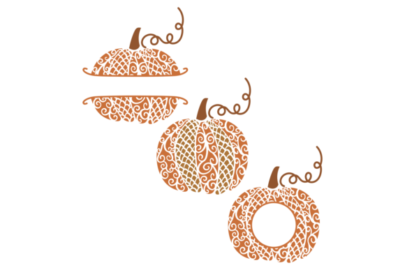 Decorative Pumpkins Graphics for Crafts