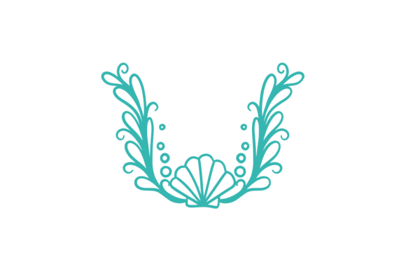 Decorative Shell Laurel: Graphics & Crafts Asset Review
