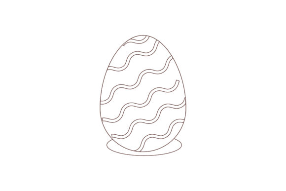 Easter Decorative Egg Coloring Pages & Graphics