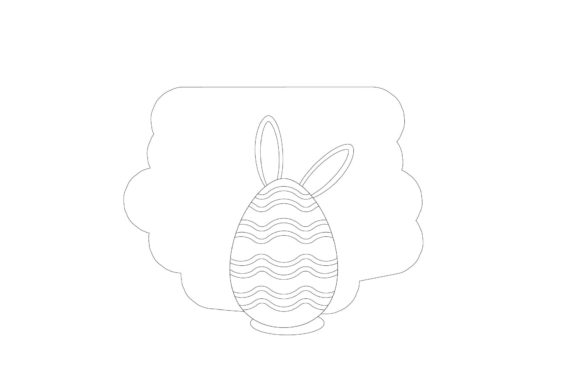 Easter Egg Decorative Icon Coloring Page: Graphics & Coloring Pages Amp