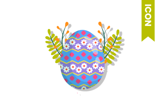 Easter Egg Icon Decorative Beauty