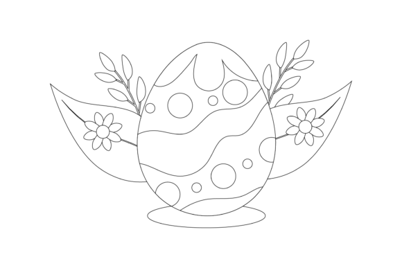 Easter Icon Decorative Outline Style Graphics Freebies