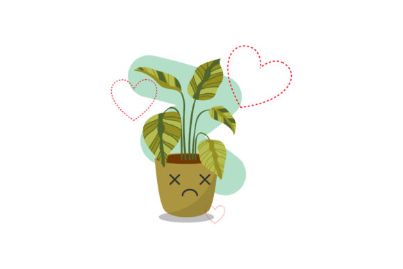 Expression Decorative Plant Icon: Graphics & Icons for Handmade Makers