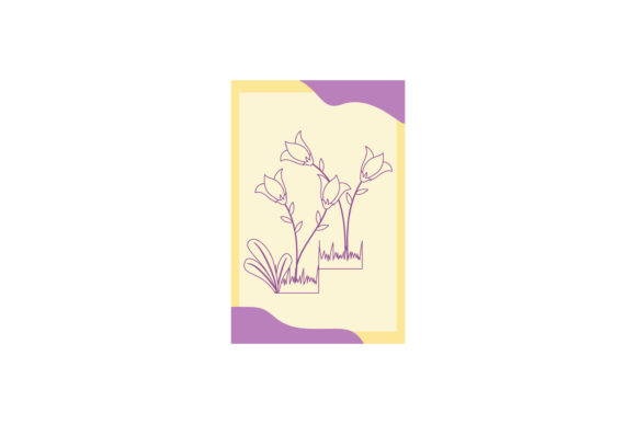Floral Plant Card Decorative Graphics & Icons