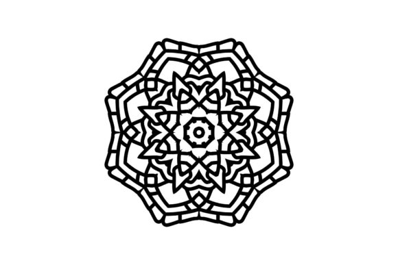 Mandala Decorative India Icon: Graphics & Icons for Handmade Crafters