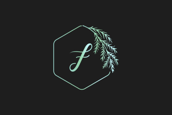 Modern Monogram Decorative Graphics for Crafts