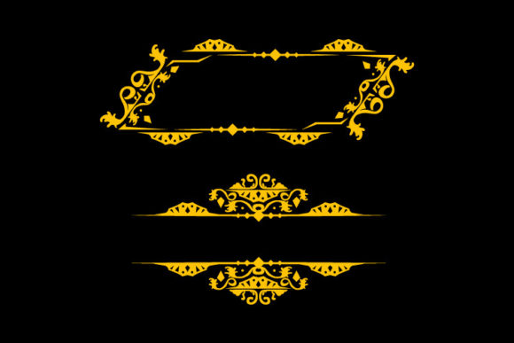 Ornamental Unique Decorative Floral Graphics & Templates